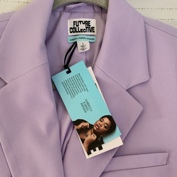 Women's Oversized Watercolor Blazer - Future Collective - Picture 12 of 14